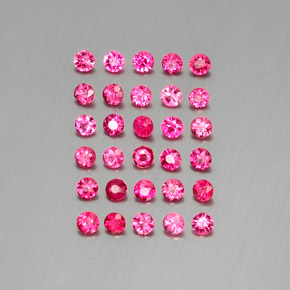  ct natürliche roter Spinell-Edelsteine, Rundschliff, VVS-VS