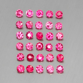  ct natürliche roter Spinell-Edelsteine, Rundschliff, VVS-VS