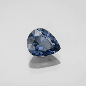 1,49 ctw natürlicher blauer Spinell, Birnenform, VVS