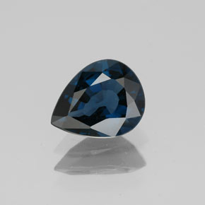 1,17 ctw natürlicher blauer Spinell, Birnenform, VVS