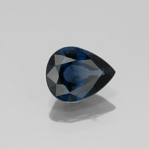 1,17 ctw natürlicher blauer Spinell, Birnenform, VVS