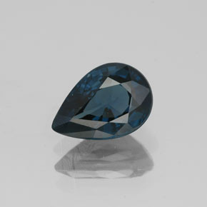 1,38 ctw natürlicher blauer Spinell, Birnenform, VVS