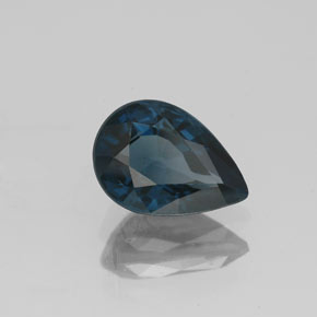 1,38 ctw natürlicher blauer Spinell, Birnenform, VVS