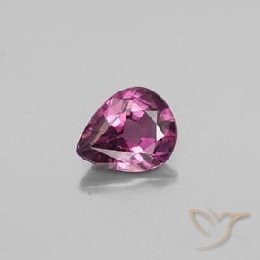 1.03ct Natürlicher Mittel-Dunkelviolett Spinell, Birnenform, VS, Photo A