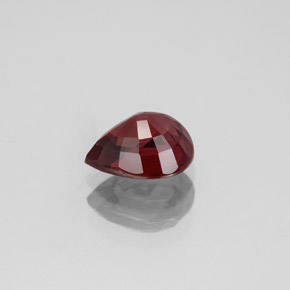 1,33 ctw natürlicher roter Spinell, Birnenform, VVS-VS