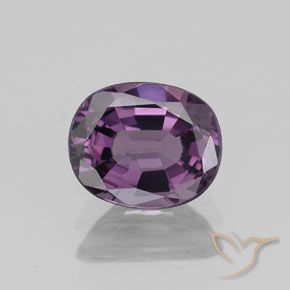1.23ct Natürlicher Traube Lila Spinell, Oval, VVS-VS