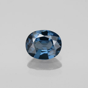 0,83 ctw natürlicher blauer Spinell, Oval Schliff, VVS-VS