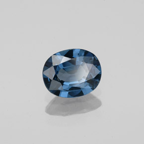 0,83 ctw natürlicher blauer Spinell, Oval Schliff, VVS-VS