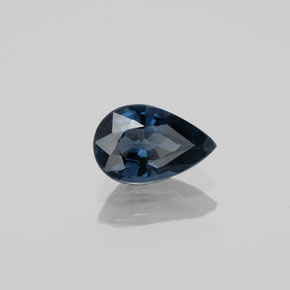 0,95 ctw natürlicher blauer Spinell, Birnenform, SI