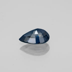 0,95 ctw natürlicher blauer Spinell, Birnenform, SI