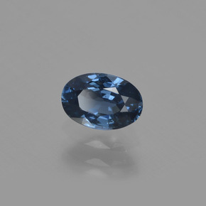 0,74 ctw natürlicher blauer Spinell, Oval Schliff, VS