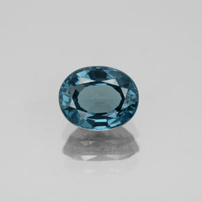 1,37 ctw natürlicher blauer Spinell, Oval Schliff, VVS-VS