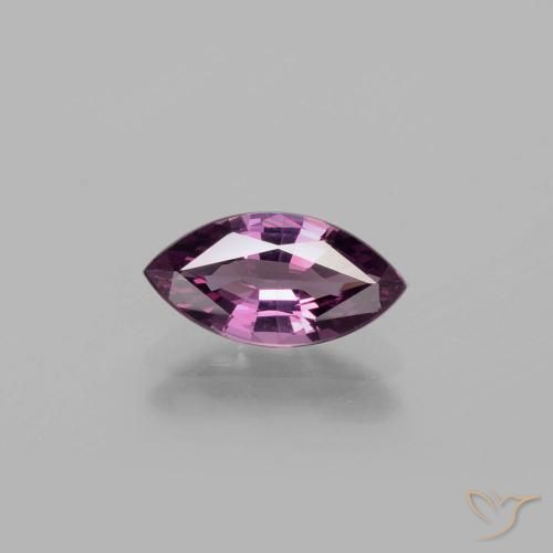 1.27ct Natürlicher dunkellila Spinell, Marquise, VS, Photo A