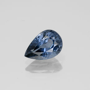 1,29 ctw natürlicher blauer Spinell, Birnenform, VS