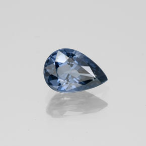 1,29 ctw natürlicher blauer Spinell, Birnenform, VS