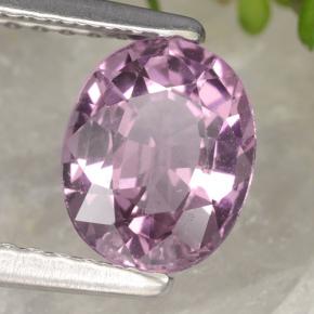 1,33 ctw natürlicher purpurfarbener Spinell, Oval Schliff, VS