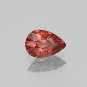 0,98 ctw natürlicher roter Spinell, Birnenform, VS