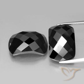 27.19ctw Natürlicher Schwarz Spinell, Fantasie, Lichtundurchlässig