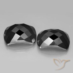 27.03 ct natürliche Schwarz Spinell-Edelsteine, Fantasie, Lichtundurchlässig
