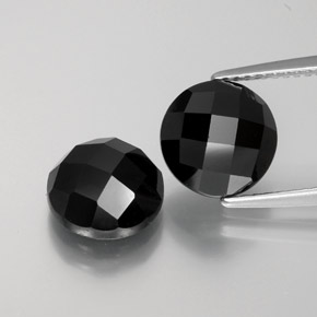 7.76 ct natürliche Schörl Spinell-Edelsteine, Rund Schliff, Lichtundurchlässig