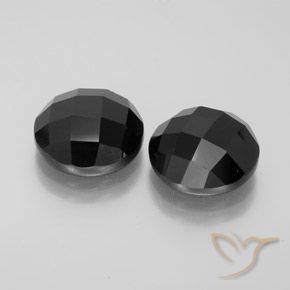 14.22 ct natürliche Schwarz Spinell-Edelsteine, Runden, Lichtundurchlässig