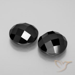 12.95 ct natürliche Schwarz Spinell-Edelsteine, Runden, Lichtundurchlässig