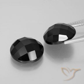 13.48 ct natürliche Schwarz Spinell-Edelsteine, Runden, Lichtundurchlässig