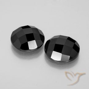 11.99 ct natürliche Schwarz Spinell-Edelsteine, Runden, Lichtundurchlässig