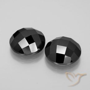 13.93 ct natürliche Schwarz Spinell-Edelsteine, Runden, Lichtundurchlässig