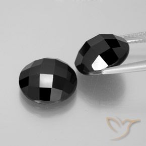 13.93 ct natürliche Schwarz Spinell-Edelsteine, Runden, Lichtundurchlässig