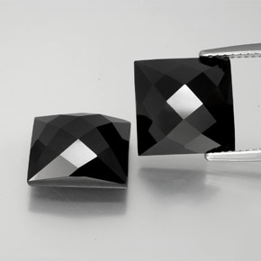 16.07 ct natürliche Schörl Spinell-Edelsteine, Quadrat, Lichtundurchlässig