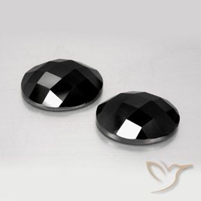 14.85 ct natürliche Schwarz Spinell-Edelsteine, Oval, Lichtundurchlässig