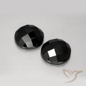 14.78 ct natürliche Schwarz Spinell-Edelsteine, Runden, Lichtundurchlässig