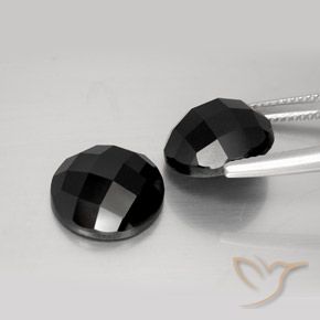 14.78 ct natürliche Schwarz Spinell-Edelsteine, Runden, Lichtundurchlässig