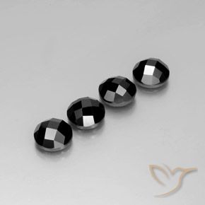 14.83 ct natürliche Schwarz Spinell-Edelsteine, Runden, Lichtundurchlässig