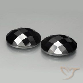20.90 ct natürliche Schwarz Spinell-Edelsteine, Oval, Lichtundurchlässig