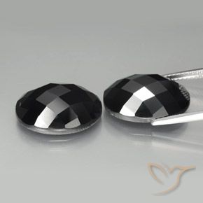 20.90 ct natürliche Schwarz Spinell-Edelsteine, Oval, Lichtundurchlässig