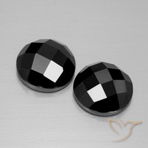 9.54 ct natürliche Schwarz Spinell-Edelsteine, Runden, Lichtundurchlässig