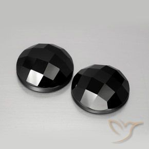 13.20 ct natürliche Schwarz Spinell-Edelsteine, Runden, Lichtundurchlässig