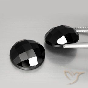 13.20 ct natürliche Schwarz Spinell-Edelsteine, Runden, Lichtundurchlässig