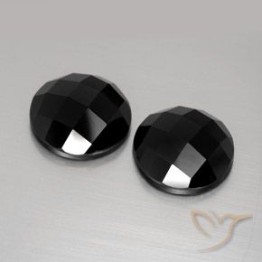 13.84 ct natürliche Schwarz Spinell-Edelsteine, Runden, Lichtundurchlässig
