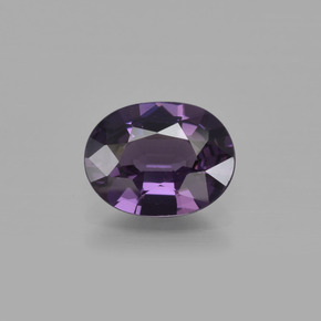 1,36 ctw natürlicher violetter Spinell, Oval Schliff, VVS