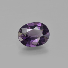 1,36 ctw natürlicher violetter Spinell, Oval Schliff, VVS