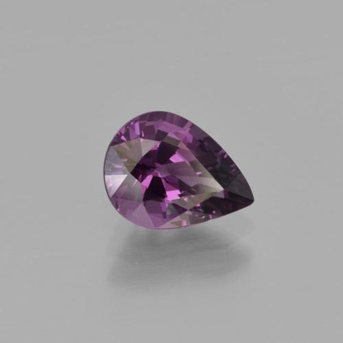 1,30 ctw natürlicher violetter Spinell, Birnenform, VVS-VS