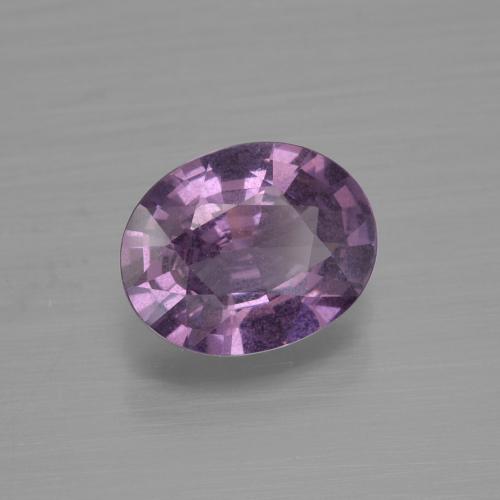 1,43 ctw natürlicher purpurfarbener Spinell, Oval Schliff, VS
