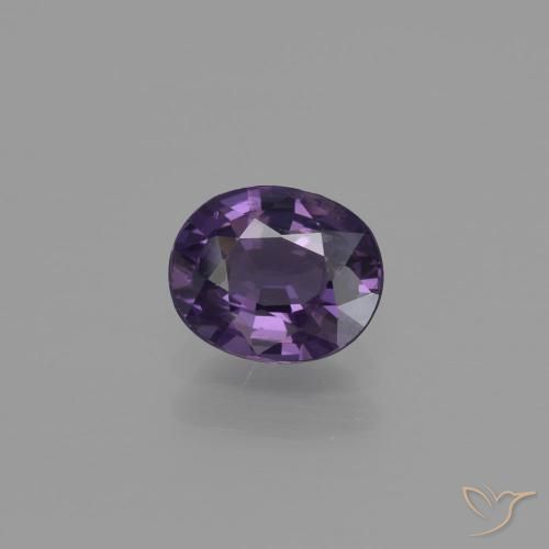 1.00ct Natürlicher Traubenviolett Spinell, Oval, VS-SI