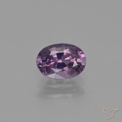 1.02ct Natürlicher dunkellila Spinell, Oval, VVS-VS, Photo A