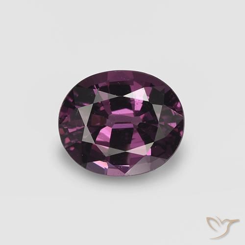 1.01ct Natürlicher Himbeerrot Lila Spinell, Oval, VVS-VS