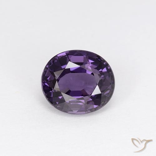 1.13ct Natürlicher Mittelviolett Spinell, Oval, VVS-VS