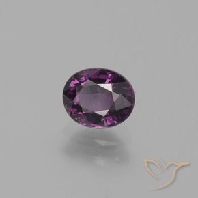 9,17 ctw natürlicher Mittel-Dunkelviolett Spinell, Oval, VVS